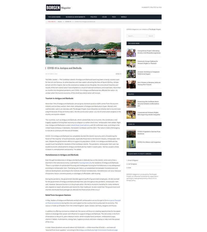 COVID-19 in Antigua and Barbuda